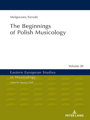 cover image of The Beginnings of Polish Musicology